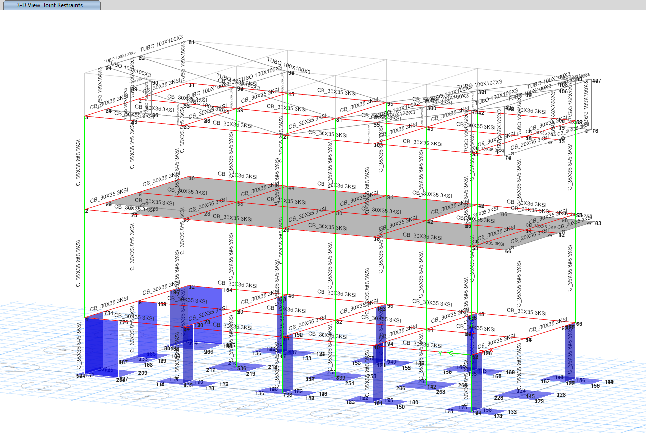 Modelo ETABS 02 – Vivienda Bifamiliar Miranda