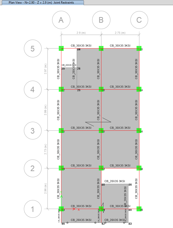 Modelo ETABS 05 – Vivienda Bifamiliar Miranda