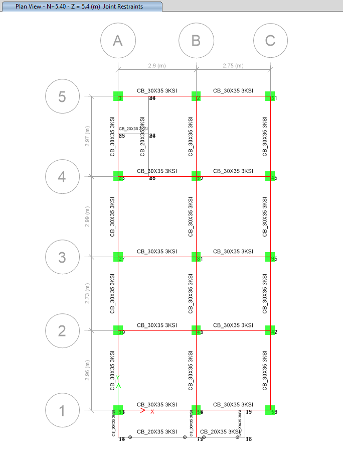 Modelo ETABS 06 – Vivienda Bifamiliar Miranda