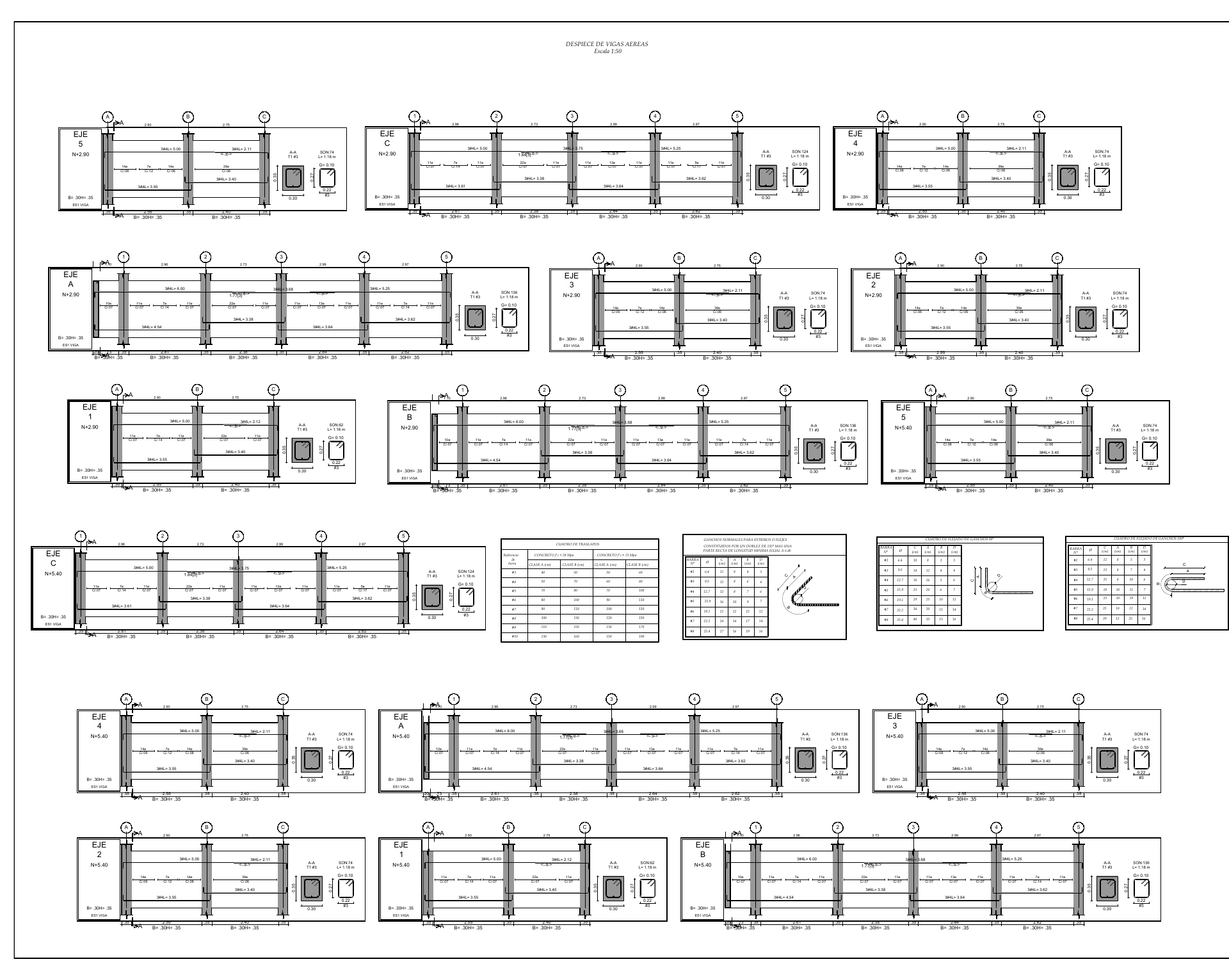 Plano estructural 04 – Vivienda Bifamiliar Miranda