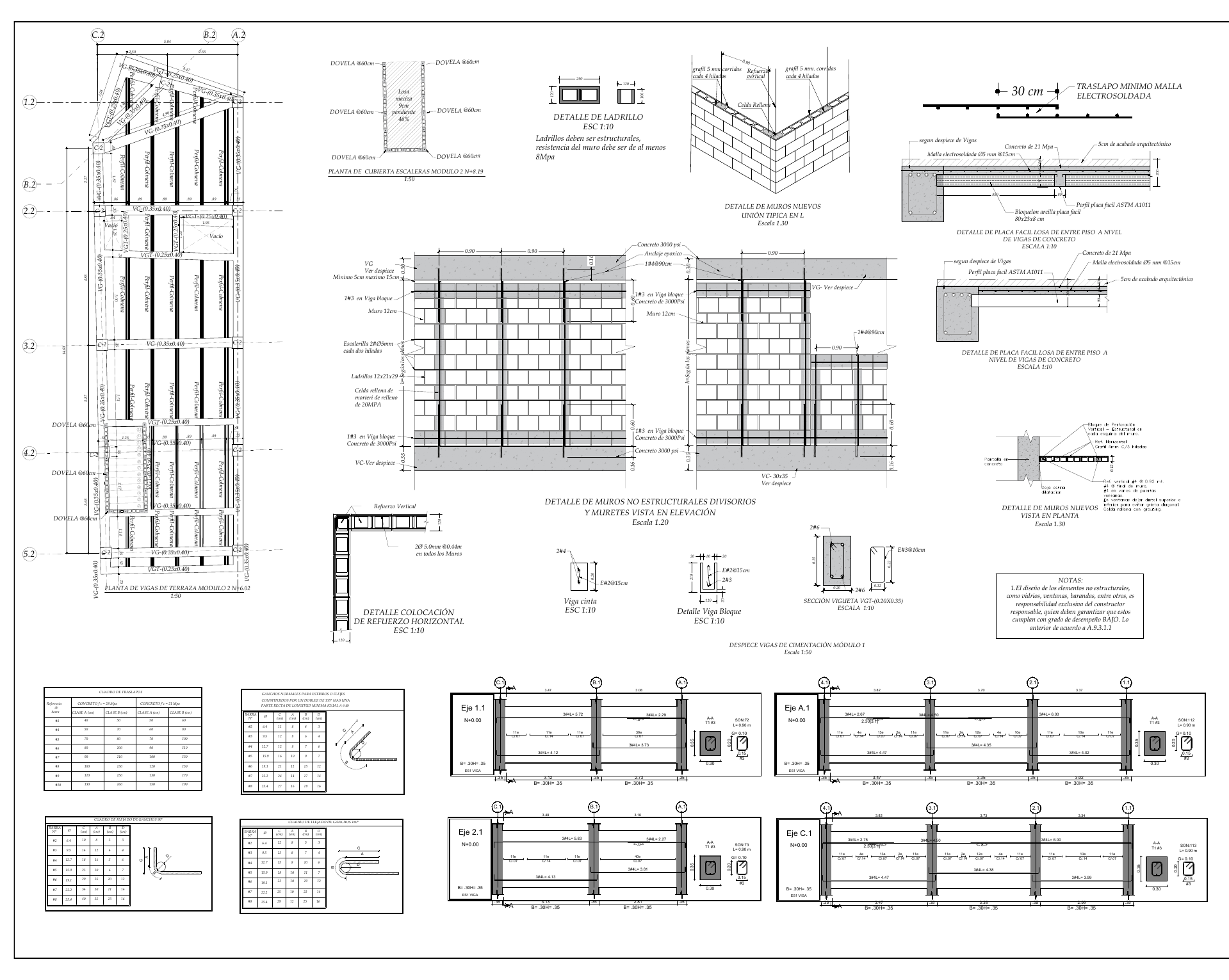 Plano estructural 03 – Reconocimiento de Viviendas – Candelaria