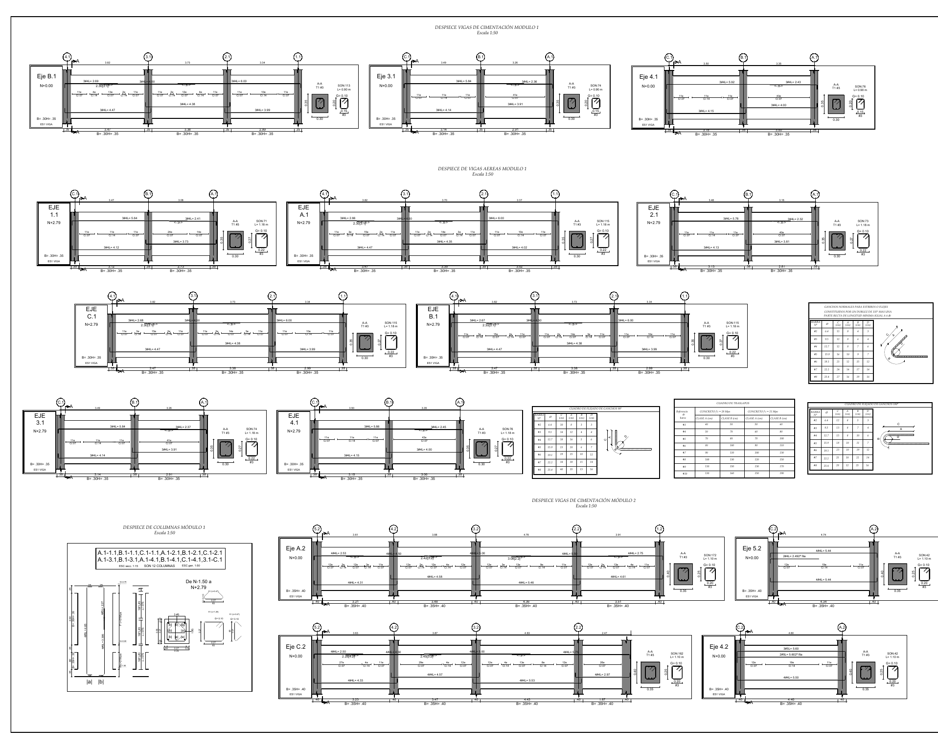 Plano estructural 04 – Reconocimiento de Viviendas – Candelaria