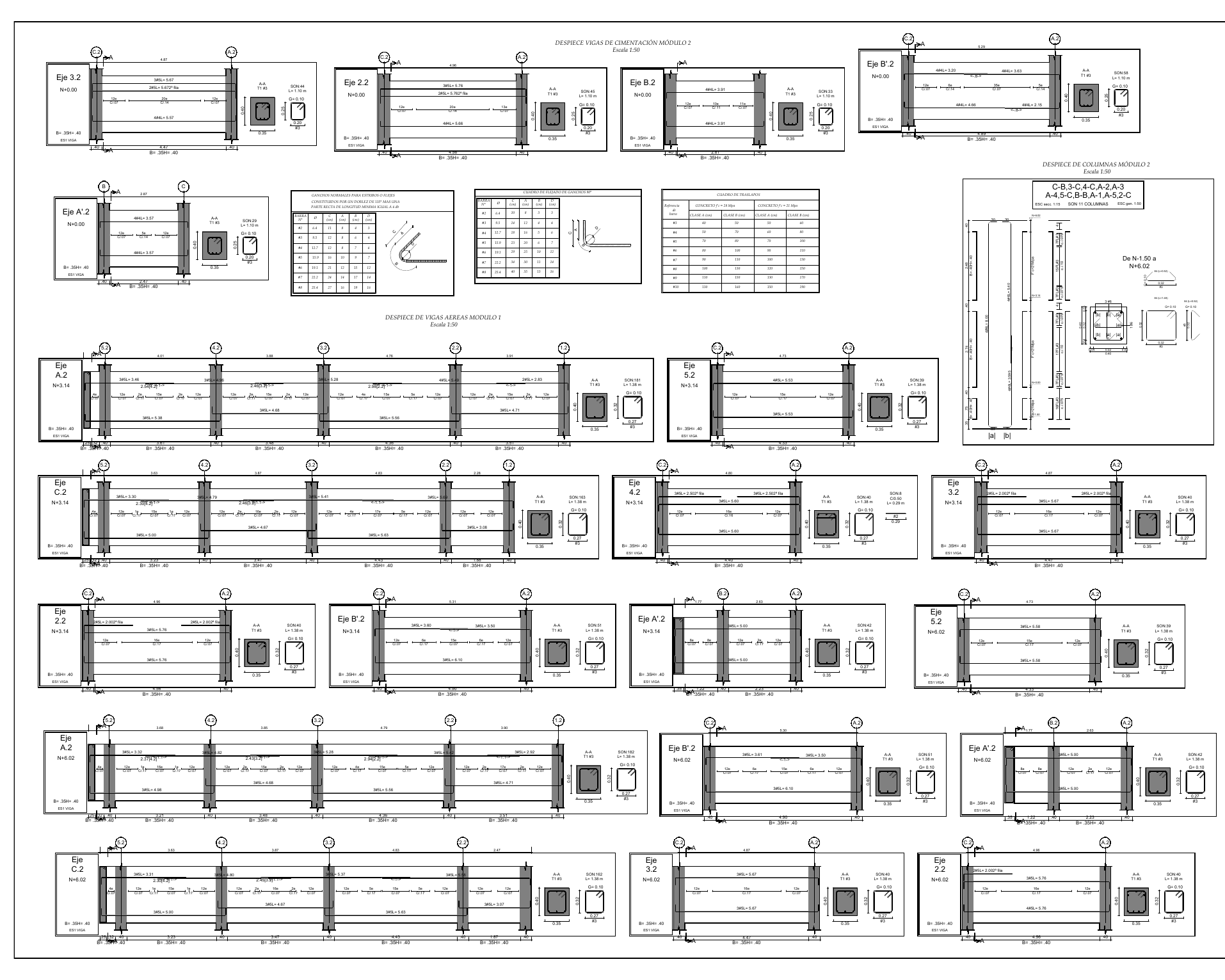 Plano estructural 05 – Reconocimiento de Viviendas – Candelaria