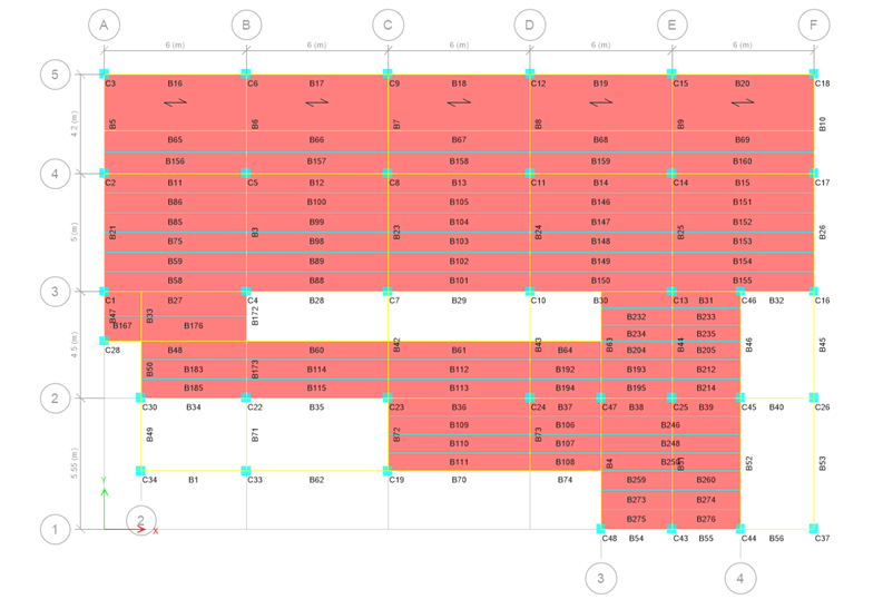 Captura ETABS – Centro de Salud Aníbal Patiño