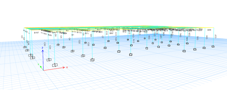 Captura ETABS – Centro de Salud Aníbal Patiño